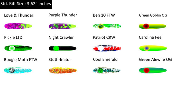 3.625" RIFTech Standard Trolling Spoons