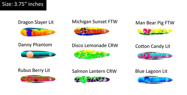 3.75" Standard Trolling Spoons
