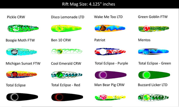 4.125" RIFTech Magnum Trolling Spoons