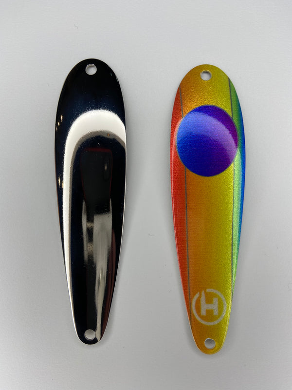 Old School ***MAG ULTRA GLOW*** Big Water Trolling Spoon (August-sized, aka MAG) = 4.70" (1/2 oz.)