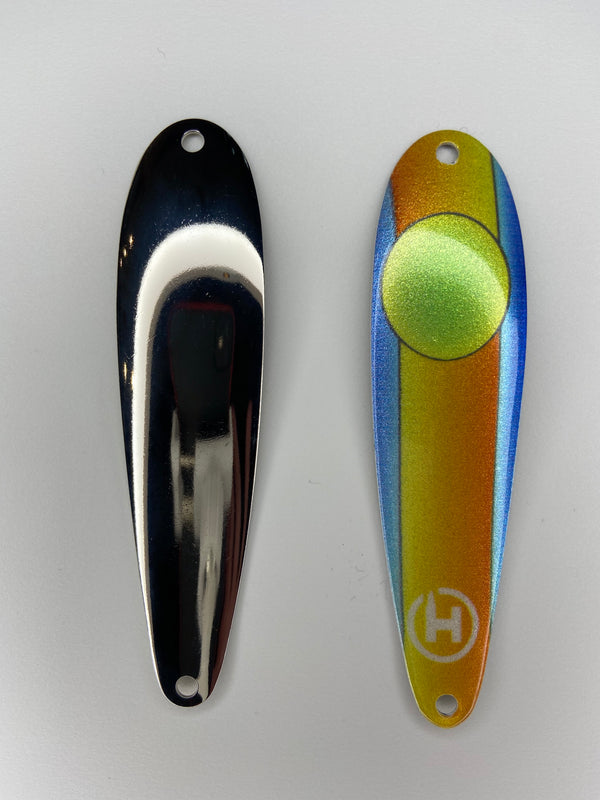 Old School ***MAG ULTRA GLOW*** Big Water Trolling Spoon (August-sized, aka MAG) = 4.70" (1/2 oz.)